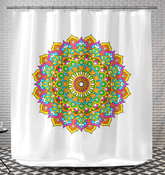 Mandala Reflection Vinyl Drapes - Beyond T-shirts
